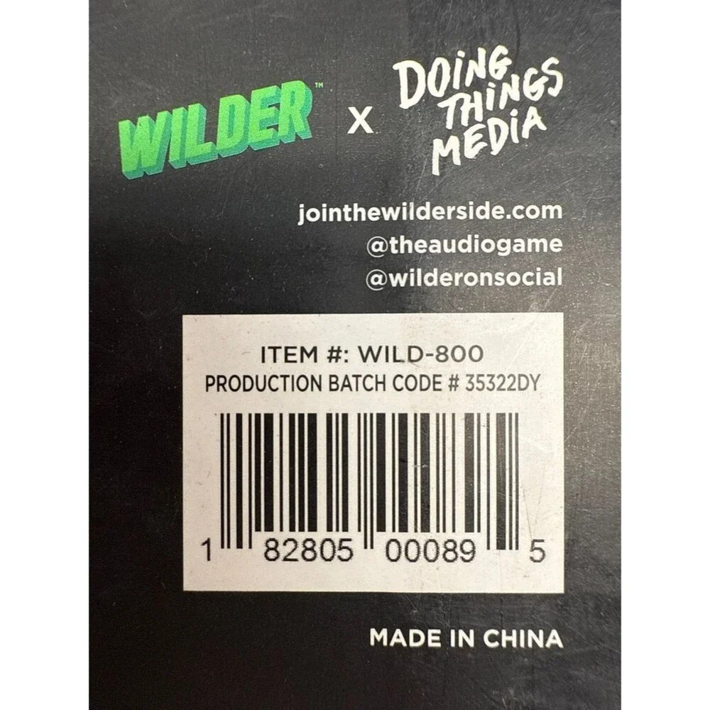 Wilder Toys INC. audio game